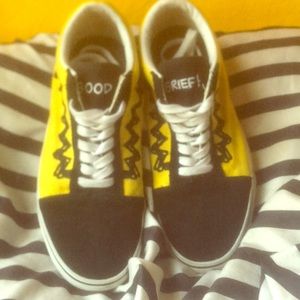Charlie Brown “good grief” Vans